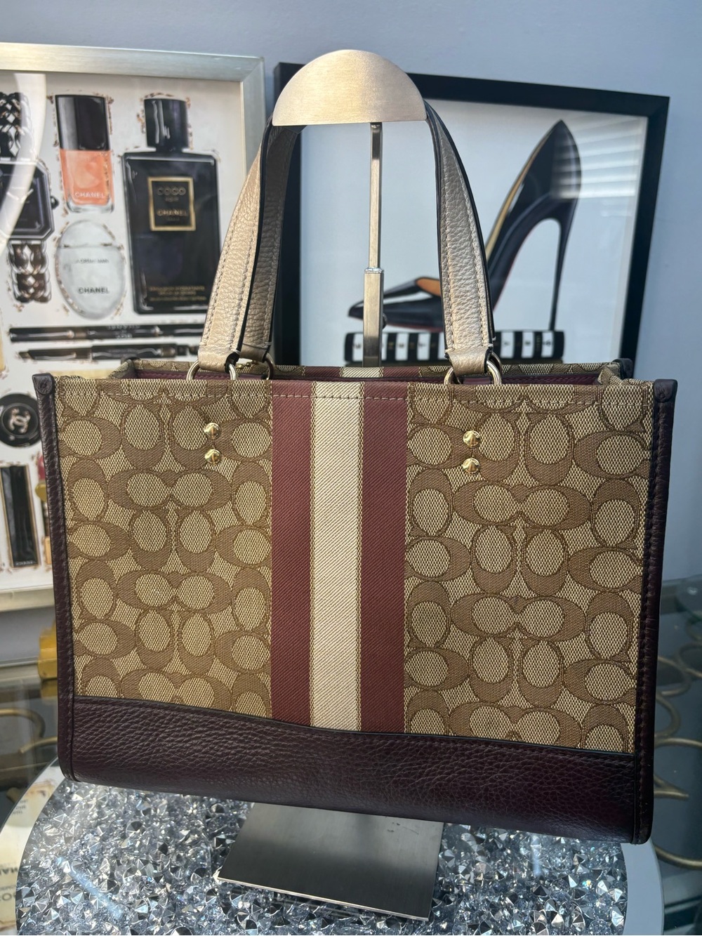 Coach 2021 Dempsey Carryall Bag EUC - Picture 4 of 14